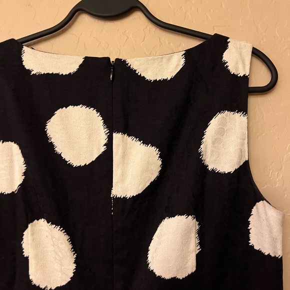 Talbots Black & White Polka Dot Dress - Picture 14 of 16